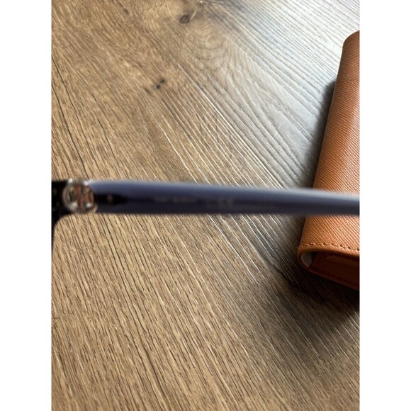 Tory Burch Black Blue Tortoise Rectangular Glasses TY2055 53 16 135 Frames Only - Picture 4 of 7